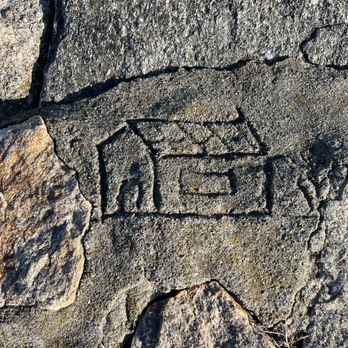 Cove Island Park - Whimsical mortar runes, artist unknown. - Parks Near Me - Stamford, Connecticut