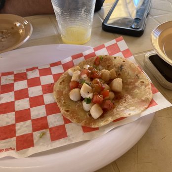 Lazy Daze - Scallop taco - Hot Dogs Near Me - Los Barriles, BCS Lazy Daze - Scallop taco - Hot Dogs Near Me - Los Barriles, BCS
