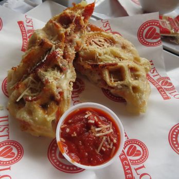 Just Love Coffee Cafe - Georgetown - pizza calzone waffle...4 stars - Coffee & Tea Near Me - Georgetown, Texas