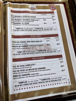Menu photo 7 Galeto Sat's Rio de Janeiro, RJ Menu photo 7 Galeto Sat's Rio de Janeiro, RJ