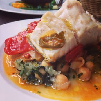 Le Baratin - The cod, with chorizo that surprisingly didn't overpower the dish. Gorgeously cooked + sauce that made me want to lick the plate - French Near Me - Paris, 75