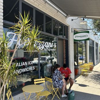 Ferrazzani's Pasta & Market - Tables on the patio - Pasta Shops Near Me - Pasadena, California Ferrazzani's Pasta & Market - Tables on the patio - Pasta Shops Near Me - Pasadena, California