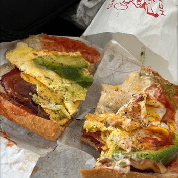 Mama's Donuts - A bacon, egg, cheese, avocado on a "toasted roll" sandwich $11 - Donuts Near Me - Van Nuys, California Mama's Donuts - A bacon, egg, cheese, avocado on a "toasted roll" sandwich $11 - Donuts Near Me - Van Nuys, California