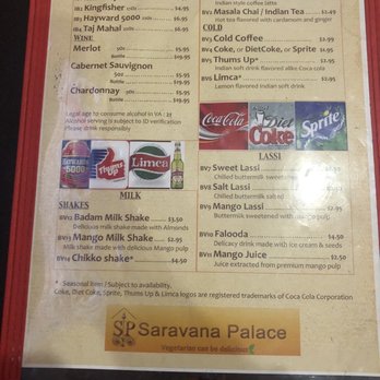 Saravana Palace - Vegetarian Near Me - Fairfax, Virginia