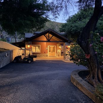 Circle Bar B Ranch - Main Cabin at night - Bed & Breakfast Near Me - Goleta, California Circle Bar B Ranch - Main Cabin at night - Bed & Breakfast Near Me - Goleta, California
