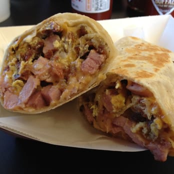 Ham 'n Scram - Double Meat Ham 'n Egg Burrito - Breakfast & Brunch Near Me - Westminster, California Ham 'n Scram - Double Meat Ham 'n Egg Burrito - Breakfast & Brunch Near Me - Westminster, California