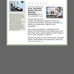 Concise Advertising - The extremely out dated and ineffective website.