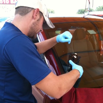 Crack Doctor Windshield Repair - Crack Doctor technician repairing a rock chip repair. - Auto Glass Services Near Me - Katy, Texas Crack Doctor Windshield Repair - Crack Doctor technician repairing a rock chip repair. - Auto Glass Services Near Me - Katy, Texas