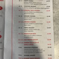 China Wok - Menu