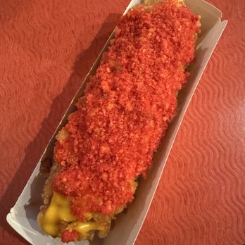 K-Bop Korean Kitchen - Hot Cheeto Korean corn dog - Korean Near Me - Jacksonville, Florida K-Bop Korean Kitchen - Hot Cheeto Korean corn dog - Korean Near Me - Jacksonville, Florida
