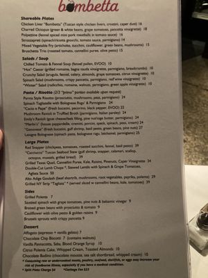 Menu photo 1 Bombetta Houston, TX Menu photo 1 Bombetta Houston, TX