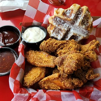 Lauren's Chicken Burger - Chicken wings with ranch, bbq and Korean garlic sauces, croffle - Chicken Wings Near Me - Carlstadt, New Jersey Lauren's Chicken Burger - Chicken wings with ranch, bbq and Korean garlic sauces, croffle - Chicken Wings Near Me - Carlstadt, New Jersey