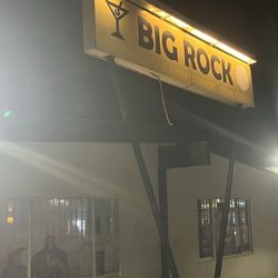 The Big Rock Bar - Descriptive sign