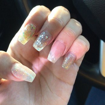 Diamond Nails - These are the nails I received. - Nail Salons Near Me - Palm Desert, California