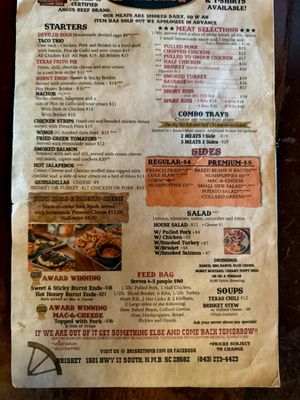 Menu photo 1 Brisket  North Myrtle Beach, SC