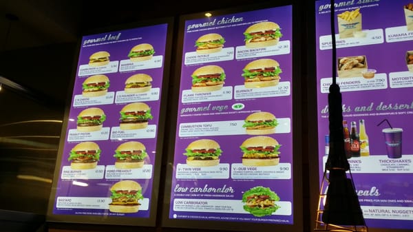 Menu photo 3 BurgerFuel Customs Street Auckland, AUK