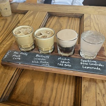 Coffeeology - Coffee flight - Coffee & Tea Near Me - Delaware, Ohio