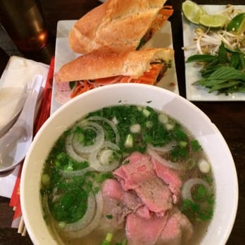 Saigon Shack - Regular beef pho and special banh mi - Vietnamese Near Me - New York, New York