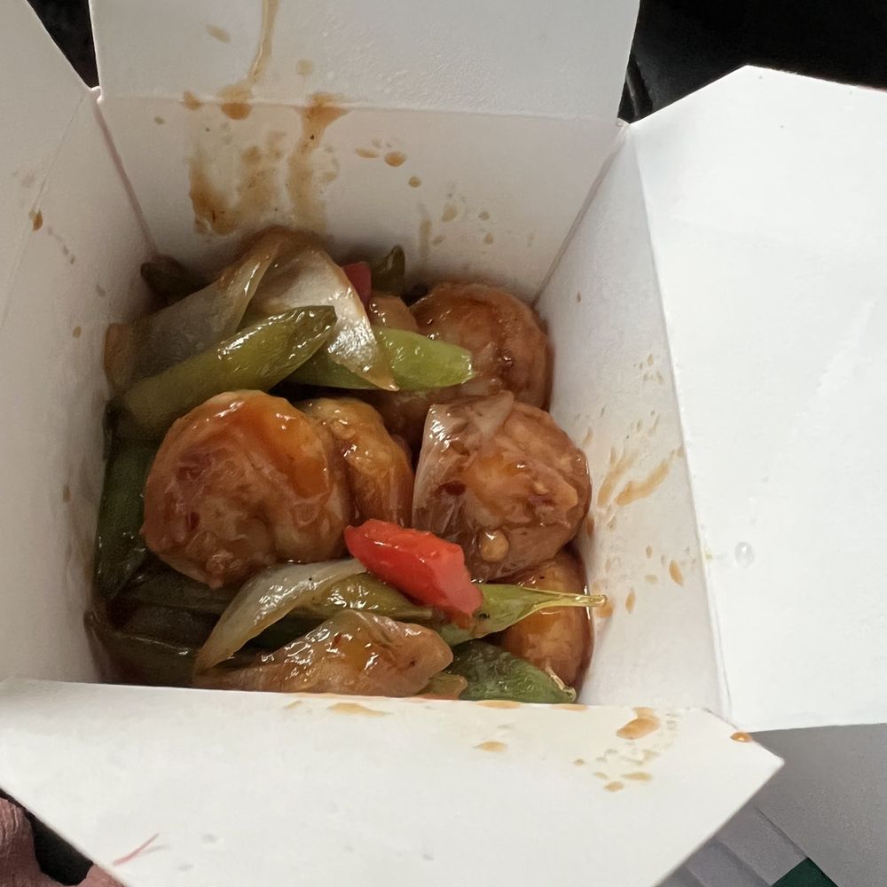 Wok fired shrimp