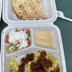 Indian Cafe Gyro and Burgers - #1. Shawarma Lamb and Beef Plate