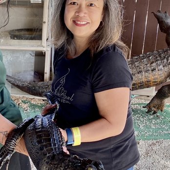 Coopertown Airboats - 11.23.22 we were allowed to hold an alligator w/ assistance from a staff member - Boat Tours Near Me - Miami, Florida Coopertown Airboats - 11.23.22 we were allowed to hold an alligator w/ assistance from a staff member - Boat Tours Near Me - Miami, Florida