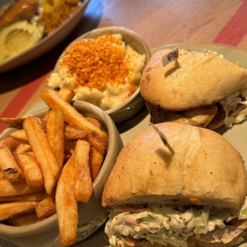 Nando's Peri-Peri - Nandocas Choice with Peri mac and chips (fries) - Chicken Shop Near Me - Addison, Texas