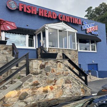 Fish Head Cantina - Front of business with limited parking but it's very eye catching - American Near Me - Baltimore, Maryland