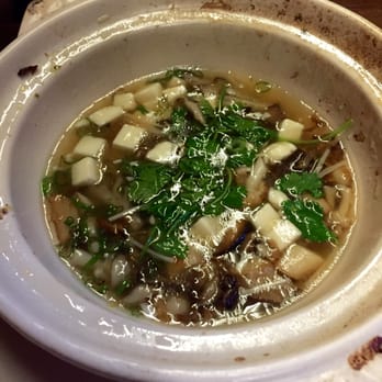 Uchiko Austin - Mushroom, tofu, dashi soup - Sushi Bars Near Me - Austin, Texas