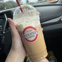 Pumpkin spice iced latte Pumpkin spice iced latte