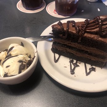 Pappas Burger - Double Chocolate Layer Cake - Burgers Near Me - Houston, Texas