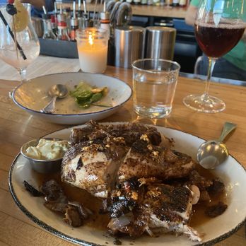 Nancy's Hustle - Wood grilled chicken - New American Near Me - Houston, Texas