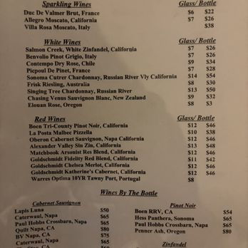 Black Creek Bistro - Wine menu - Southern Near Me - Hartsville, South Carolina Black Creek Bistro - Wine menu - Southern Near Me - Hartsville, South Carolina