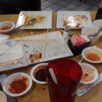 Asian Pear - We only ordered two dishes... we got all of the rest free! - Korean Near Me - Albuquerque, New Mexico