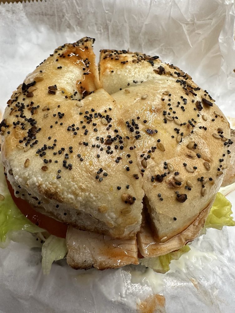 Food from The Bagel Bar Cafe