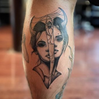 Trilogy Atelier - Spooky Girl by artist Maria Miller - Tattoo Near Me - Washington, DC, District of Columbia