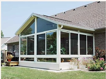 Sunrooms & Screened Rooms - Aristocrat Sunrooms offer three-season or year-round enjoyment in any weather condition. Not only will you get added space at a fraction of the cost of standard construction – you will add a whole new dimension to your home!

The Aristocrat Sunroom design is both functional and stylish with no visible fasteners! Your four-season room comes in white or sand to blend seamlessly with your home. All Aristocrat Sunrooms comes with a 25 year manufacturer’s warranty, backed by Craft-Bilt Manufacturing Company, an industry leader since 1946.