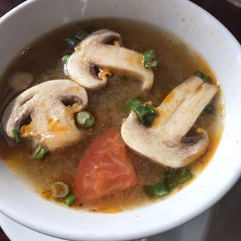 My Thai - Soup that comes with the lunch specials. Delicious! Amazing flavor and not too spicy but a good kick. - Thai Near Me - La Quinta, California My Thai - Soup that comes with the lunch specials. Delicious! Amazing flavor and not too spicy but a good kick. - Thai Near Me - La Quinta, California