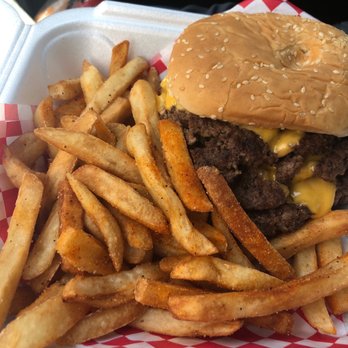 Derita Dairy Bar - Triple burger with fries - Ice Cream & Frozen Yogurt Near Me - Charlotte, North Carolina Derita Dairy Bar - Triple burger with fries - Ice Cream & Frozen Yogurt Near Me - Charlotte, North Carolina