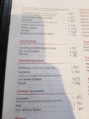 Menu photo 1 Innsbruck Pinamar, C