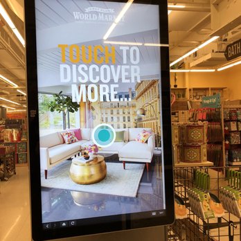 World Market - Interactive screen to find items in store - Furniture Stores Near Me - West Hartford, Connecticut