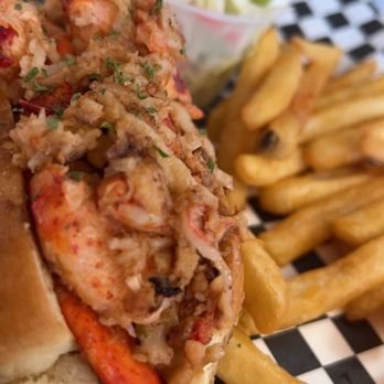 Seafood Boiler - Lobster roll w/fries and coleslaw - Cajun/Creole Near Me - Norco, California Seafood Boiler - Lobster roll w/fries and coleslaw - Cajun/Creole Near Me - Norco, California