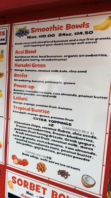 Menu photo 1 Aloha Juice Bar Hanalei, HI Menu photo 1 Aloha Juice Bar Hanalei, HI