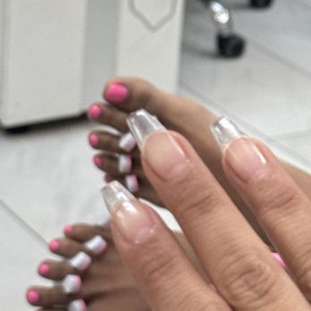 J&T Nails - My friend got her toes pink - Nail Salons Near Me - Jacksonville, Florida J&T Nails - My friend got her toes pink - Nail Salons Near Me - Jacksonville, Florida