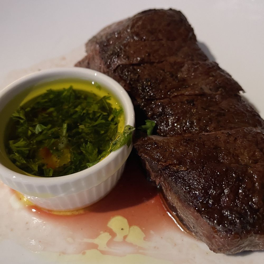 Moya - Flat iron steak $24 - New American Near Me - Jim Thorpe, Pennsylvania Moya - Flat iron steak $24 - New American Near Me - Jim Thorpe, Pennsylvania