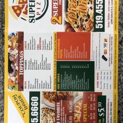 Superior Pizza - Menu 2
