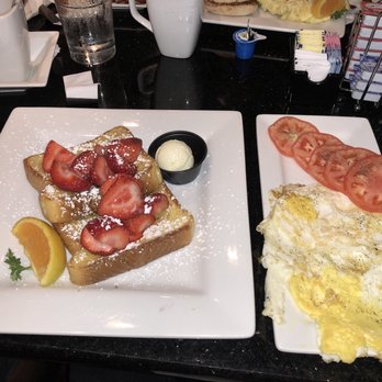 Keke's Breakfast Cafe - Create Your Own Combo: 2 French Toast with Fresh Strawberries, 2 Fried Eggs. Side of Tomatoes - Breakfast & Brunch Near Me - Riverview, Florida Keke's Breakfast Cafe - Create Your Own Combo: 2 French Toast with Fresh Strawberries, 2 Fried Eggs. Side of Tomatoes - Breakfast & Brunch Near Me - Riverview, Florida