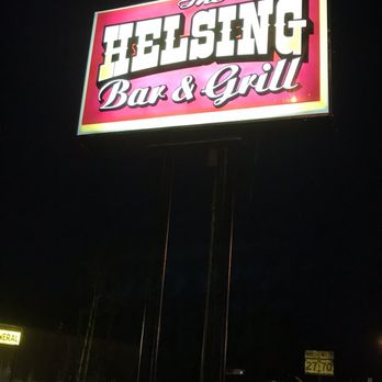 Helsing's Bar - Sign on the corner. - Bars Near Me - Radisson, Wisconsin