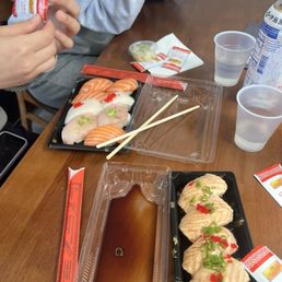 Salmon Aburi Nigiri Roll Combo Salmon Aburi Nigiri Roll Combo