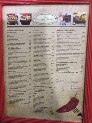 Menu photo 8 Cúcara Mácara México, D.F., DIF Menu photo 8 Cúcara Mácara México, D.F., DIF