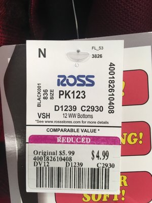 ross prices